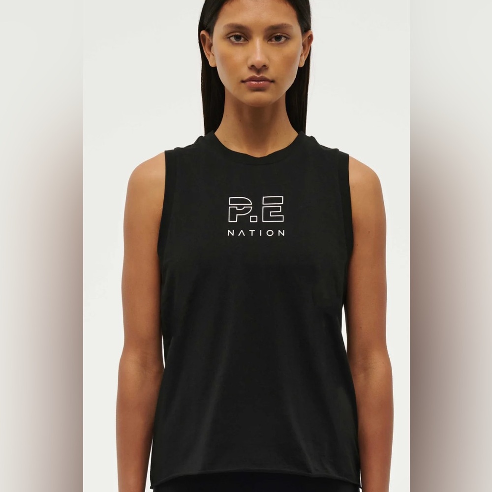 P.E Nation Black Tank Top
